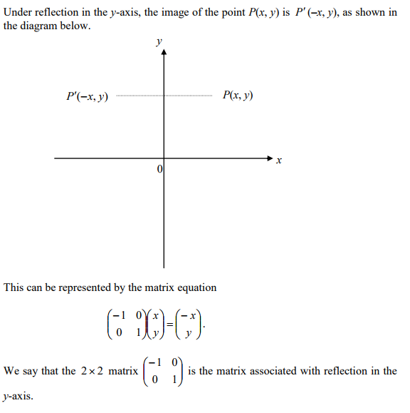 Matrix Transformations Advanced Higher Maths Matrix Transformations Advanced Higher Maths