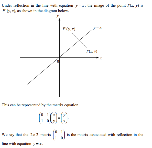 Matrix Transformations Advanced Higher Maths Matrix Transformations Advanced Higher Maths